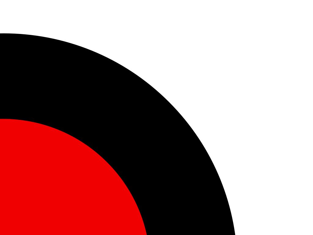 The dent enlarged until the original circle is mostly outside the frame